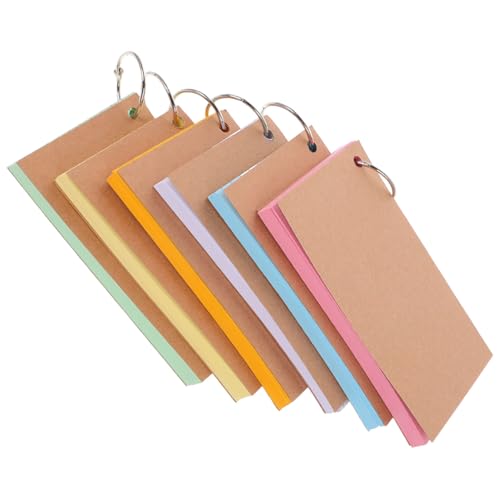 HOMSFOU 1 Satz Notizen Wortbuch Farbe bunt mehrfarbig Essentials studieren Hochschule Karteikarten zum Lernen Lernkartenhalter Lernkarten-Pads Karteikarten mit Ring Rostfreier Stahl HOMSFOU 1 Satz Notizen Wortbuch Farbe bunt mehrfarbig Essentials studieren Hochschule Karteikarten zum Lernen Lernkartenhalter Lernkarten-Pads Karteikarten mit Ring Rostfreier Stahl von HOMSFOU