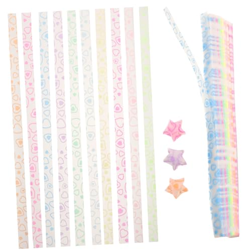HOMSFOU 1 Satz Origami Papierstreifen Für Diy Handwerk Leuchtende Stern Papierstreifen Farben Für Bastelprojekte Faltpapier Für Karten Und Dekorationen Für Erwachsene 210 Stück HOMSFOU 1 Satz Origami Papierstreifen Für Diy Handwerk Leuchtende Stern Papierstreifen Farben Für Bastelprojekte Faltpapier Für Karten Und Dekorationen Für Erwachsene 210 Stück von HOMSFOU