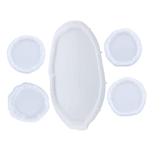 HOMSFOU 1 Satz Pallet Coaster Form Geformt Untersetzer Formen Silikonplattenform Schalenform Aus Silikon Silikon-untersetzerform Untersetzerformen Für Epoxidharz Schalenformen Kieselgel von HOMSFOU