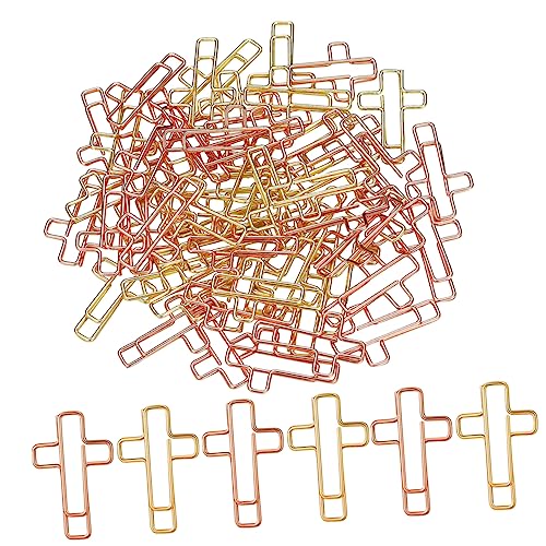HOMSFOU 1 Satz Papierhalter Aus Metall Gold Büroklammern Sortiert Rosa Büroklammern Kreuzen Visitenkarten Halterung Aktenregal Lesezeichenclips Aus Metall Kreuzförmige Lesezeichen 40 Stück HOMSFOU 1 Satz Papierhalter Aus Metall Gold Büroklammern Sortiert Rosa Büroklammern Kreuzen Visitenkarten Halterung Aktenregal Lesezeichenclips Aus Metall Kreuzförmige Lesezeichen 40 Stück von HOMSFOU