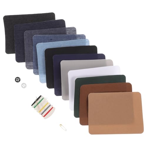HOMSFOU 1 Satz Patch-Patch Stickaufnäher für Jacken Flicken für Hosen Taschen für Kleidung annähen Jacke mit Ellbogenflicken Ellenbogenflicken zum Aufbügeln Stoff von HOMSFOU