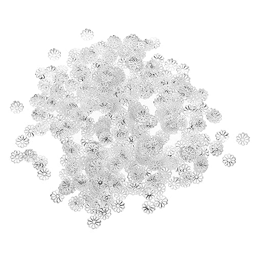 HOMSFOU 1 Satz Perlen Abstandshalter Für Halsketten Perlen Aus Metalllegierung Schmuck Abstandshalter Blumenförmige Abstandshalter Perlenkappe Vintage Abstandshalter 1000 Stück von HOMSFOU