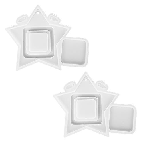 HOMSFOU 1 Satz Photo Frame Mold Sternform Diy Epoxidharz Gießform Für Foto Rahmen Projekte Für Bastelarbeiten Und Personalisierte 2 Stück von HOMSFOU