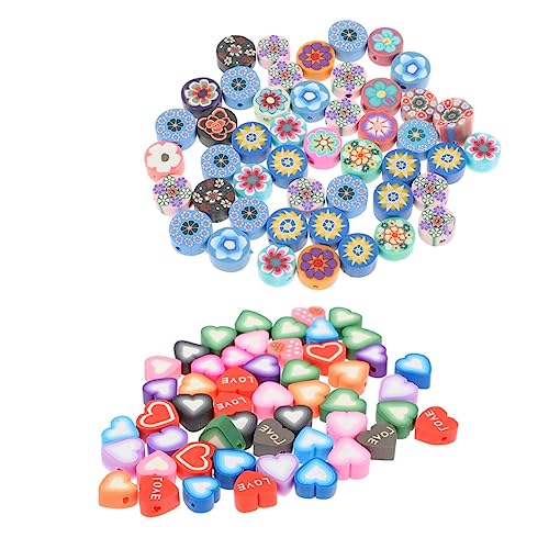 HOMSFOU 1 Satz Polymer Clay Slices Für Diy Schmuck Ohrstecker Zubehör Herzen Runden Bastelperlen Für Armbänder Und Bunte Tonperlen Mit Löchern Zur Einfachen Verbindung 200 Stück HOMSFOU 1 Satz Polymer Clay Slices Für Diy Schmuck Ohrstecker Zubehör Herzen Runden Bastelperlen Für Armbänder Und Bunte Tonperlen Mit Löchern Zur Einfachen Verbindung 200 Stück von HOMSFOU