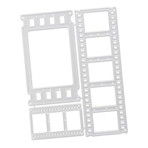 HOMSFOU 1 Satz Präge messer form Cutter sterben Papier Kartenschablonen Scrapbooking Stanzformen für die Kartenherstellung kleine Stanzform gestanzt Rostfreier Stahl Silver von HOMSFOU