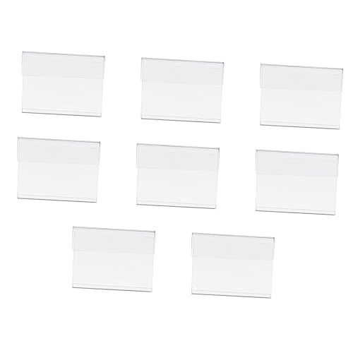HOMSFOU 1 Satz Preisschild Einzelhandel Anzeige Etikettenhalter Inhaber Transparentes Etikett Clip Für Korbetiketten Supermarktpreis Plastik 10 Stück HOMSFOU 1 Satz Preisschild Einzelhandel Anzeige Etikettenhalter Inhaber Transparentes Etikett Clip Für Korbetiketten Supermarktpreis Plastik 10 Stück von HOMSFOU