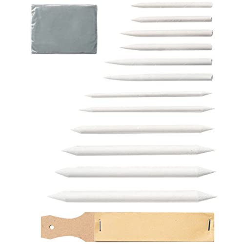 HOMSFOU 1 Satz Professionelles Teiliges Skizzen Set mit Papierwischern und Blending Stumps für Zeichnung Malerei und Kunststudenten Praktische Kunstbedarf für Kreative Projekte von HOMSFOU