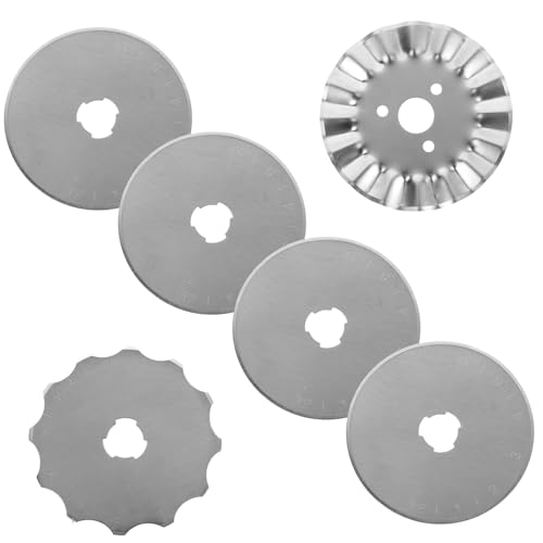 HOMSFOU 1 Satz Rollschneider Zum Nähen Von Stoffen Rollschneider Papier Kleine Körnung Beschichtet Für Rollschneider Multi Titanium Rollschneider Echte Klingenschneider 6 Stück HOMSFOU 1 Satz Rollschneider Zum Nähen Von Stoffen Rollschneider Papier Kleine Körnung Beschichtet Für Rollschneider Multi Titanium Rollschneider Echte Klingenschneider 6 Stück von HOMSFOU