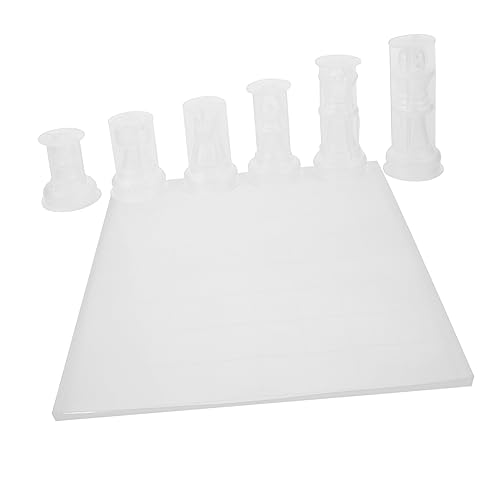 HOMSFOU 1 Satz Schach Silikonformen für DIY Schachbrett und Figuren Wiederverwendbare Gießformen für Schach für Bastelprojekte und Kunsthandwerk HOMSFOU 1 Satz Schach Silikonformen für DIY Schachbrett und Figuren Wiederverwendbare Gießformen für Schach für Bastelprojekte und Kunsthandwerk von HOMSFOU
