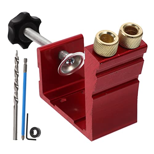 HOMSFOU 1 Satz Schräger Lochöffner Holzbearbeitung Schneiden Lochlehre Führung Vorrichtung Bohrerzubehör Pocket Hole Jig Kit Bohranleitung Bohrschablone Tischlerwerkzeuge Rot Eisen HOMSFOU 1 Satz Schräger Lochöffner Holzbearbeitung Schneiden Lochlehre Führung Vorrichtung Bohrerzubehör Pocket Hole Jig Kit Bohranleitung Bohrschablone Tischlerwerkzeuge Rot Eisen von HOMSFOU