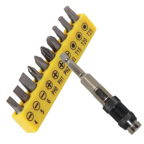 HOMSFOU 1 Satz Sechskantschaftadapter Verlängerung Flexibel Schlüssel Bithalter Bohrerhalter Sortiment Bohrer magnetischer Bohrer Winkelbohraufsatz Chrom-Vanadium-Stahl HOMSFOU 1 Satz Sechskantschaftadapter Verlängerung Flexibel Schlüssel Bithalter Bohrerhalter Sortiment Bohrer magnetischer Bohrer Winkelbohraufsatz Chrom-Vanadium-Stahl von HOMSFOU