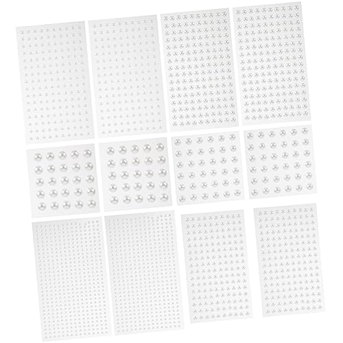 HOMSFOU 1 Satz Selbstklebende Perlenaufkleber Für Diy Bastelarbeiten Flachrückseitige Perlen Für Gesicht Nailart Handy Und Dekoration Hochwertige Perlenverzierung Für Partys Und 12blätter HOMSFOU 1 Satz Selbstklebende Perlenaufkleber Für Diy Bastelarbeiten Flachrückseitige Perlen Für Gesicht Nailart Handy Und Dekoration Hochwertige Perlenverzierung Für Partys Und 12blätter von HOMSFOU