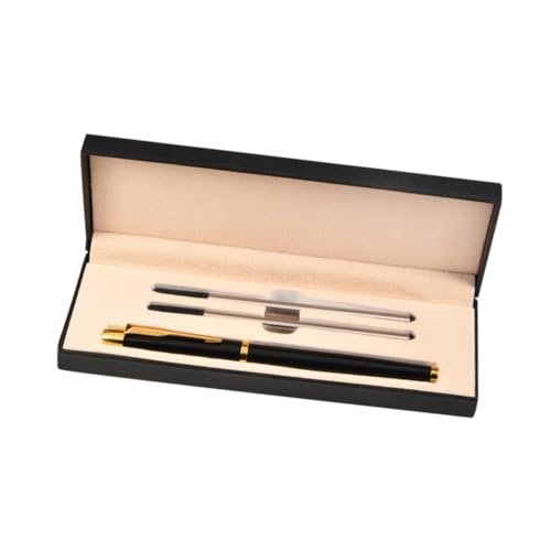 HOMSFOU 1 Satz Signature Metall -Stift -Set Büro Stift schwarzer Stift Kugelschreiber Büro-Rollenstift Stift aus Metall als Zeichenstift für Lehrer Büro-Gelstift Rostfreier Stahl HOMSFOU 1 Satz Signature Metall -Stift -Set Büro Stift schwarzer Stift Kugelschreiber Büro-Rollenstift Stift aus Metall als Zeichenstift für Lehrer Büro-Gelstift Rostfreier Stahl von HOMSFOU