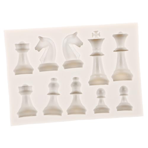 HOMSFOU 1 Satz Silikon Schachmuster Formen für DIY Schachfiguren Wiederverwendbare Schachformen für Schachspiele Langlebig und Einfach zu Bedienen für Familien und Freizeitaktivitäten HOMSFOU 1 Satz Silikon Schachmuster Formen für DIY Schachfiguren Wiederverwendbare Schachformen für Schachspiele Langlebig und Einfach zu Bedienen für Familien und Freizeitaktivitäten von HOMSFOU