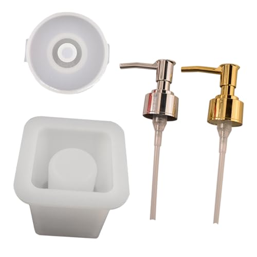 HOMSFOU 1 Satz Silikonform-Set zur Seifenherstellung Flasche Spender Seifenform manuelle Form silikonform selber machen umgekehrte Form Silikon sterben einfache Form Kieselgel HOMSFOU 1 Satz Silikonform-Set zur Seifenherstellung Flasche Spender Seifenform manuelle Form silikonform selber machen umgekehrte Form Silikon sterben einfache Form Kieselgel von HOMSFOU
