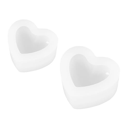 HOMSFOU 1 Satz Silikonformen Herzform Für Diy Deko Hochwertige Langlebige Epoxidharz Molds Einfache Handhabung Und Für Kreative Bastelprojekte 2 Stück HOMSFOU 1 Satz Silikonformen Herzform Für Diy Deko Hochwertige Langlebige Epoxidharz Molds Einfache Handhabung Und Für Kreative Bastelprojekte 2 Stück von HOMSFOU