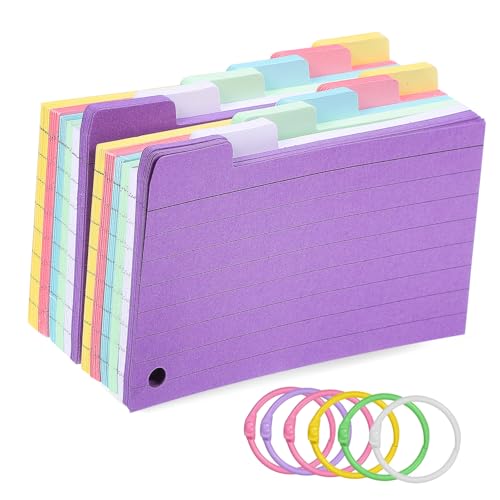 HOMSFOU 1 Satz Spule Notizblock Karteikarte Studieren Sortiert Gestanzt Linierte Notizkarten Spiral- Beringt Spiraler Notizblock Notizkarten Mit Ringen Papier Zufällige Farbe 300 Blatt HOMSFOU 1 Satz Spule Notizblock Karteikarte Studieren Sortiert Gestanzt Linierte Notizkarten Spiral- Beringt Spiraler Notizblock Notizkarten Mit Ringen Papier Zufällige Farbe 300 Blatt von HOMSFOU