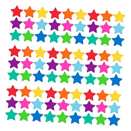 HOMSFOU 1 Satz Sternendekoration Pinnwand- Gestanzt Wandtattoos Für Klassenzimmer Sternenpapier Stern-pinnwand-akzente Ausschnitte Klassenzimmerdekorationen Pappausschnitt Papierstau von HOMSFOU