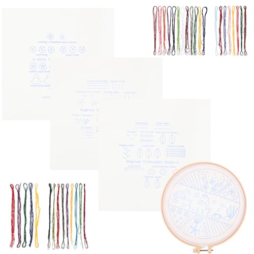HOMSFOU 1 Satz Stickerei für Erwachsene Diy Stickmaterialien Kit mit Unterwasserwelt und Stickrahmen für Projekte HOMSFOU 1 Satz Stickerei für Erwachsene Diy Stickmaterialien Kit mit Unterwasserwelt und Stickrahmen für Projekte von HOMSFOU