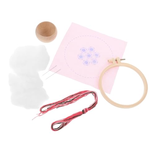 HOMSFOU 1 Satz Stickmaterialpaket Handarbeit Nähzubehör Das Stricknadelkissen Stickerei Zubehör Stickzubehör für Anfänger Nähen Accessoires Stickerei-Nadelkissen Nähnadelkissen Buche rot HOMSFOU 1 Satz Stickmaterialpaket Handarbeit Nähzubehör Das Stricknadelkissen Stickerei Zubehör Stickzubehör für Anfänger Nähen Accessoires Stickerei-Nadelkissen Nähnadelkissen Buche rot von HOMSFOU