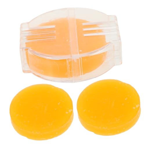 HOMSFOU 1 Satz Stickstimperatur für Faden schmelzen Paraffin Herstellung Nähenvorräte Steppgarn Wachs Nähbedarf und Zubehör gewachstes Nähgarn Zubehör zum Nähen von Hand Plastik Orange von HOMSFOU
