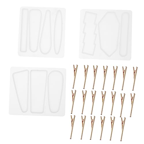 HOMSFOU 1 Satz Teiliges Diy Haarklammer Gießform Set Multifunktionale Silikonformen Für Kreative Haaraccessoires Und Schmuckgestaltung Für Diy Enthusiasten Und Handwerksprojekte 23 Stück HOMSFOU 1 Satz Teiliges Diy Haarklammer Gießform Set Multifunktionale Silikonformen Für Kreative Haaraccessoires Und Schmuckgestaltung Für Diy Enthusiasten Und Handwerksprojekte 23 Stück von HOMSFOU