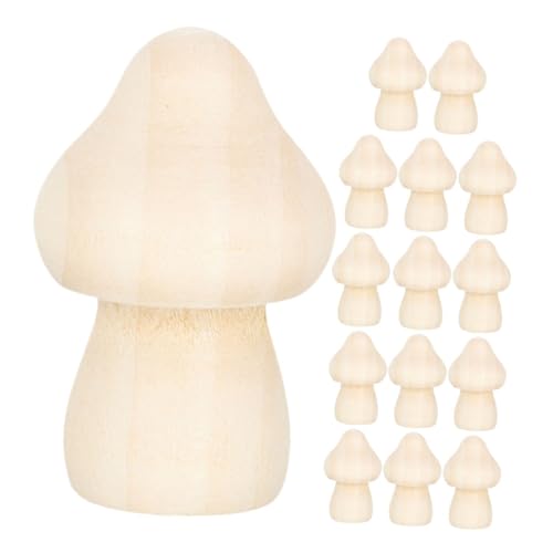 HOMSFOU 1 Satz Teiliges Diy Holz Unvollendete Pilzfiguren Für Malerei Und Tischdekoration Für Partys Und Kinderhandwerk 15 Stück HOMSFOU 1 Satz Teiliges Diy Holz Unvollendete Pilzfiguren Für Malerei Und Tischdekoration Für Partys Und Kinderhandwerk 15 Stück von HOMSFOU