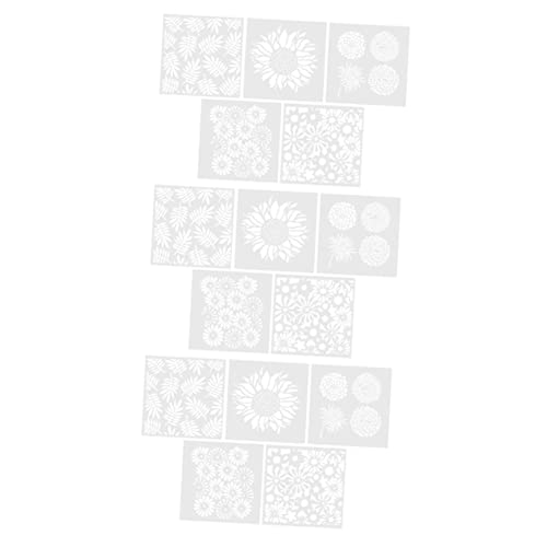 HOMSFOU 1 Satz Teiliges Diy Schablonen Für Blumenmalerei Flexible Wiederverwendbare Vorlagen Pet Für Erwachsene Für Scrapbooking Wanddekoration Und Gestalten 15 Stück HOMSFOU 1 Satz Teiliges Diy Schablonen Für Blumenmalerei Flexible Wiederverwendbare Vorlagen Pet Für Erwachsene Für Scrapbooking Wanddekoration Und Gestalten 15 Stück von HOMSFOU