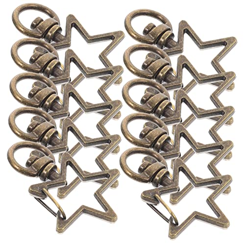 HOMSFOU 1 Satz Teiliges Diy Schlüsselanhänger Clips Karabinerhaken Für Taschen Schlüsselringe Und Bastelzubehör Für Schlüsselanhänger Und Anhänger Dekoration 10 Stück HOMSFOU 1 Satz Teiliges Diy Schlüsselanhänger Clips Karabinerhaken Für Taschen Schlüsselringe Und Bastelzubehör Für Schlüsselanhänger Und Anhänger Dekoration 10 Stück von HOMSFOU