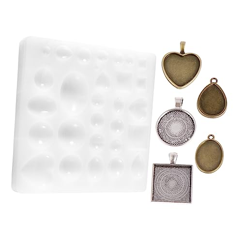 HOMSFOU 1 Satz Teiliges Diy Silikonform Set für Schmuckherstellung Epoxidharz Gießformen für Projekte Anhänger Formen für Ohrringe und Mehr Hitzebeständig und Wiederverwendbar für Zuhause HOMSFOU 1 Satz Teiliges Diy Silikonform Set für Schmuckherstellung Epoxidharz Gießformen für Projekte Anhänger Formen für Ohrringe und Mehr Hitzebeständig und Wiederverwendbar für Zuhause von HOMSFOU