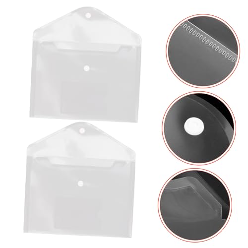 HOMSFOU 1 Satz Teiliges Dokumentenmappe Transparent Mit Druckknopf Wasserdichte Organizer Tasche Für Papier Quittungen Unterlagen Büro Und Schule Leichte Robuste 12 Stück HOMSFOU 1 Satz Teiliges Dokumentenmappe Transparent Mit Druckknopf Wasserdichte Organizer Tasche Für Papier Quittungen Unterlagen Büro Und Schule Leichte Robuste 12 Stück von HOMSFOU