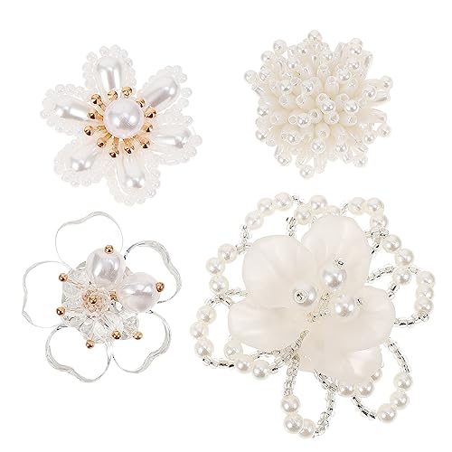 HOMSFOU 1 Satz Teiliges Kristall Beading Applikationen Für Dekoration Patches Für Kleidung Taschen Und Diy Projekte Vielseitige Accessoires Für Frauen 4 Stück von HOMSFOU