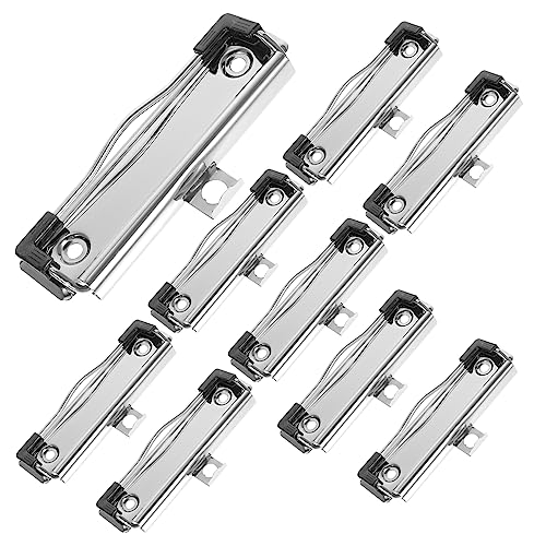 HOMSFOU 1 Satz Teiliges Metall Clipboard Clip Federbelastete Klemmbrett Klammern Für Dokumentenmappe Stabiler Klemmbrett Halter Mit Aufhängeöse Für Büro Und Schule 15 Stück HOMSFOU 1 Satz Teiliges Metall Clipboard Clip Federbelastete Klemmbrett Klammern Für Dokumentenmappe Stabiler Klemmbrett Halter Mit Aufhängeöse Für Büro Und Schule 15 Stück von HOMSFOU