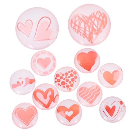 HOMSFOU 1 Satz Teiliges Set Herz Patches Flache Herz Cabochons Für Diy Schmuck Bastelbedarf Schlüsselanhänger Und Dekoration 12 Stück HOMSFOU 1 Satz Teiliges Set Herz Patches Flache Herz Cabochons Für Diy Schmuck Bastelbedarf Schlüsselanhänger Und Dekoration 12 Stück von HOMSFOU