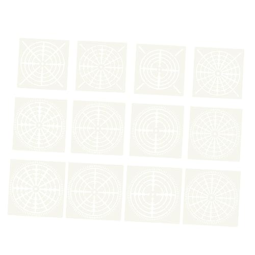 HOMSFOU 1 Satz Teiliges Set Wiederverwendbare Mandala Dot Schablonen Kreative Malvorlagen Pet Für Diy Kunstprojekte Und Waschbar Für Notizbücher Und Wandgestaltungen 12 Stück HOMSFOU 1 Satz Teiliges Set Wiederverwendbare Mandala Dot Schablonen Kreative Malvorlagen Pet Für Diy Kunstprojekte Und Waschbar Für Notizbücher Und Wandgestaltungen 12 Stück von HOMSFOU