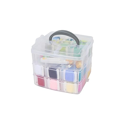 HOMSFOU 1 Satz Teiliges Set für Stickzubehör mit Bunten Stickgarnen Aufbewahrungsbox und Zubehör für Diy Nähprojekte für Frauen und Mädchen HOMSFOU 1 Satz Teiliges Set für Stickzubehör mit Bunten Stickgarnen Aufbewahrungsbox und Zubehör für Diy Nähprojekte für Frauen und Mädchen von HOMSFOU