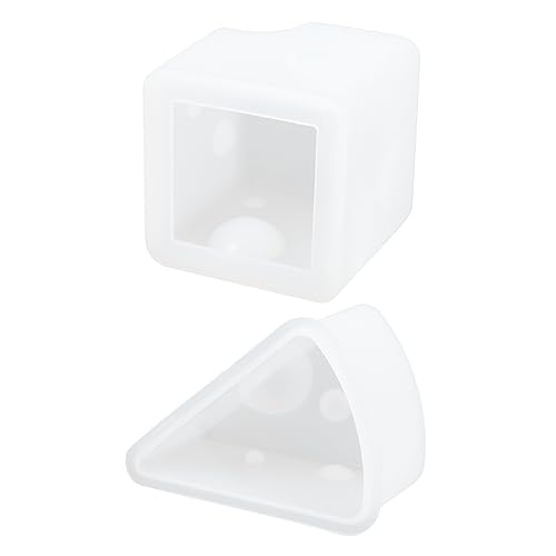 HOMSFOU 1 Satz Teiliges Silikonform Für Käse Design Kreative Diy Seifen Und Kerzenformen Flexible Gießformen Für Handgemachte Seifen Und Aromakerzen Einfach Zu Reinigen Und 2 Stück von HOMSFOU