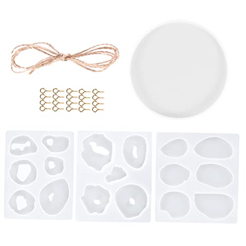 HOMSFOU 1 Satz Teiliges Silikonform für DIY Windspiele Epoxidharz Gießformen Kreative Schmuckherstellung Flexibles und Langlebiges Werkzeug für Handarbeiten HOMSFOU 1 Satz Teiliges Silikonform für DIY Windspiele Epoxidharz Gießformen Kreative Schmuckherstellung Flexibles und Langlebiges Werkzeug für Handarbeiten von HOMSFOU