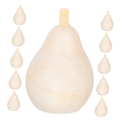 HOMSFOU 1 Satz Teiliges Unbemalter Holzfrüchte Dekoration Unfertige Holzfiguren Für Basteln Diy Ornament Für Erwachsene Zum Ausmalen Und Gestalten 12 Stück HOMSFOU 1 Satz Teiliges Unbemalter Holzfrüchte Dekoration Unfertige Holzfiguren Für Basteln Diy Ornament Für Erwachsene Zum Ausmalen Und Gestalten 12 Stück von HOMSFOU