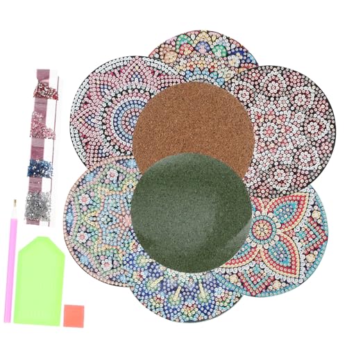 HOMSFOU 1 Satz Teiliges von Dekorativen Acryluntersetzern Hitzebeständige Tischmatten für Getränke rutschfeste Coaster für Haushalt für Tischdekoration HOMSFOU 1 Satz Teiliges von Dekorativen Acryluntersetzern Hitzebeständige Tischmatten für Getränke rutschfeste Coaster für Haushalt für Tischdekoration von HOMSFOU