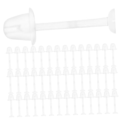 HOMSFOU 1 Satz Transparente Ohrring Stifte Und Ohrstecker Verschlüsse Diy Ohrschmuck Zubehör Sicherer Halt Für Ohrstecker Für Heimwerker Und Schmuckherstellung 300 Stück von HOMSFOU