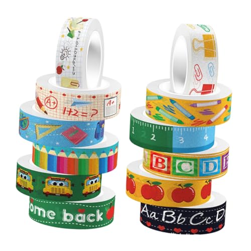 HOMSFOU 1 Satz Transparentes Rollband Farbig -band Ästhetisch Dekoration Schrott Anime Aufkleber Selbstklebende Diy-klebebänder Washi -bänder Washi Diy Bastelband 12rollen HOMSFOU 1 Satz Transparentes Rollband Farbig -band Ästhetisch Dekoration Schrott Anime Aufkleber Selbstklebende Diy-klebebänder Washi -bänder Washi Diy Bastelband 12rollen von HOMSFOU