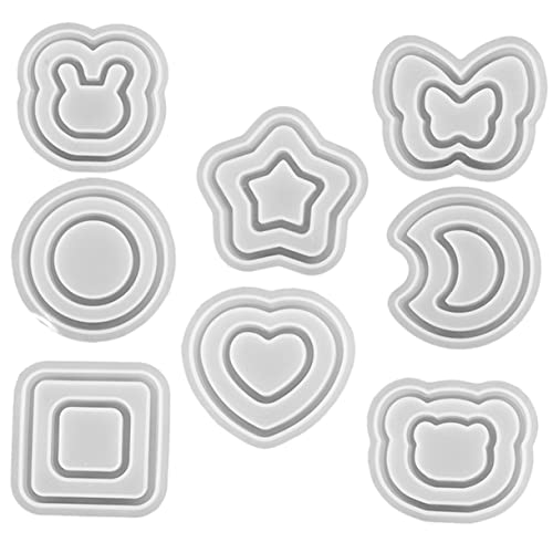 HOMSFOU 1 Satz Treibsand Silikonform Schlüsselform Basteln Gießform Formen DIY Zubehör DIY Versorgung Silica Gel Transparent 8 Stück HOMSFOU 1 Satz Treibsand Silikonform Schlüsselform Basteln Gießform Formen DIY Zubehör DIY Versorgung Silica Gel Transparent 8 Stück von HOMSFOU