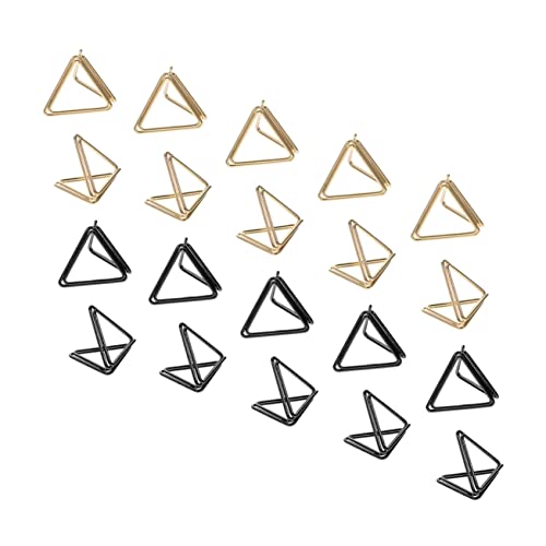 HOMSFOU 1 Satz Und Papierstifte Dekoration Goldene Büroklammern Nummer Des Hochzeitstisches Party Blau Mini-büroklammern Hochzeitstischkartenhalter Aluminiumlegierung 30 Stück von HOMSFOU