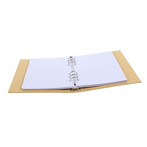 HOMSFOU 1 Satz Vintage Notizbuch aus Kraftpapier Nachfüllbares Skizzenbuch mit Leeren Tragbares Schreibbuch für Büro Schule und Zuhause für Kreative Notizen und Tagebuchführung von HOMSFOU