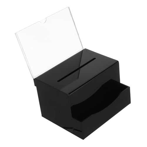 HOMSFOU 1 Satz Wahlurne für Wohltätigkeit Hochzeit Abstimmung Anregung Angebot abschließbar Schlüssel Spendenaktion im Freien Pr Vorschlagsboxen Spendenboxen Acryl Schwarz HOMSFOU 1 Satz Wahlurne für Wohltätigkeit Hochzeit Abstimmung Anregung Angebot abschließbar Schlüssel Spendenaktion im Freien Pr Vorschlagsboxen Spendenboxen Acryl Schwarz von HOMSFOU