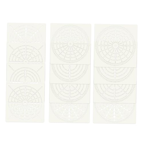 HOMSFOU 1 Satz Wiederverwendbare Mandala Schablonen Teiliges Diy Stencil Set Für Malprojekte Zum Scrapbooking Planen Für Papierarbeiten 12 Stück HOMSFOU 1 Satz Wiederverwendbare Mandala Schablonen Teiliges Diy Stencil Set Für Malprojekte Zum Scrapbooking Planen Für Papierarbeiten 12 Stück von HOMSFOU