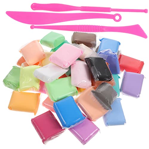HOMSFOU 1 Satz kind DIY ton Werkzeug Bildhauerei Ton formen Ton-Kit Modelliermasse Bastelset aus Ton Kunstlehm für Tonbildzeuge Kinderspielzeug schäumendes Pulver von HOMSFOU