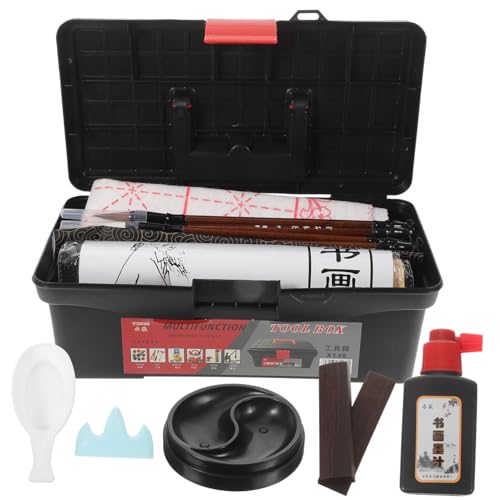 HOMSFOU 1 Satz werkzeug Filzmatten für chinesische Kalligrafie chinesische kalligrafie filzmatte Anfängerkalligraphie -Kits Kalligrafie-Filzmatte Schreibkit Kalligraphie-Wassertuch Holz von HOMSFOU