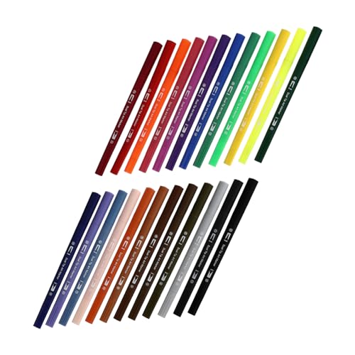 HOMSFOU 1 Schachtel Aquarell -Stift -Marker -Set Tipp Kunst skizzieren doppelt Zeichnung farbige Markierungen feine Liner-Stifte nützliche Farbmarker Stifte für Gemälde Plastik von HOMSFOU